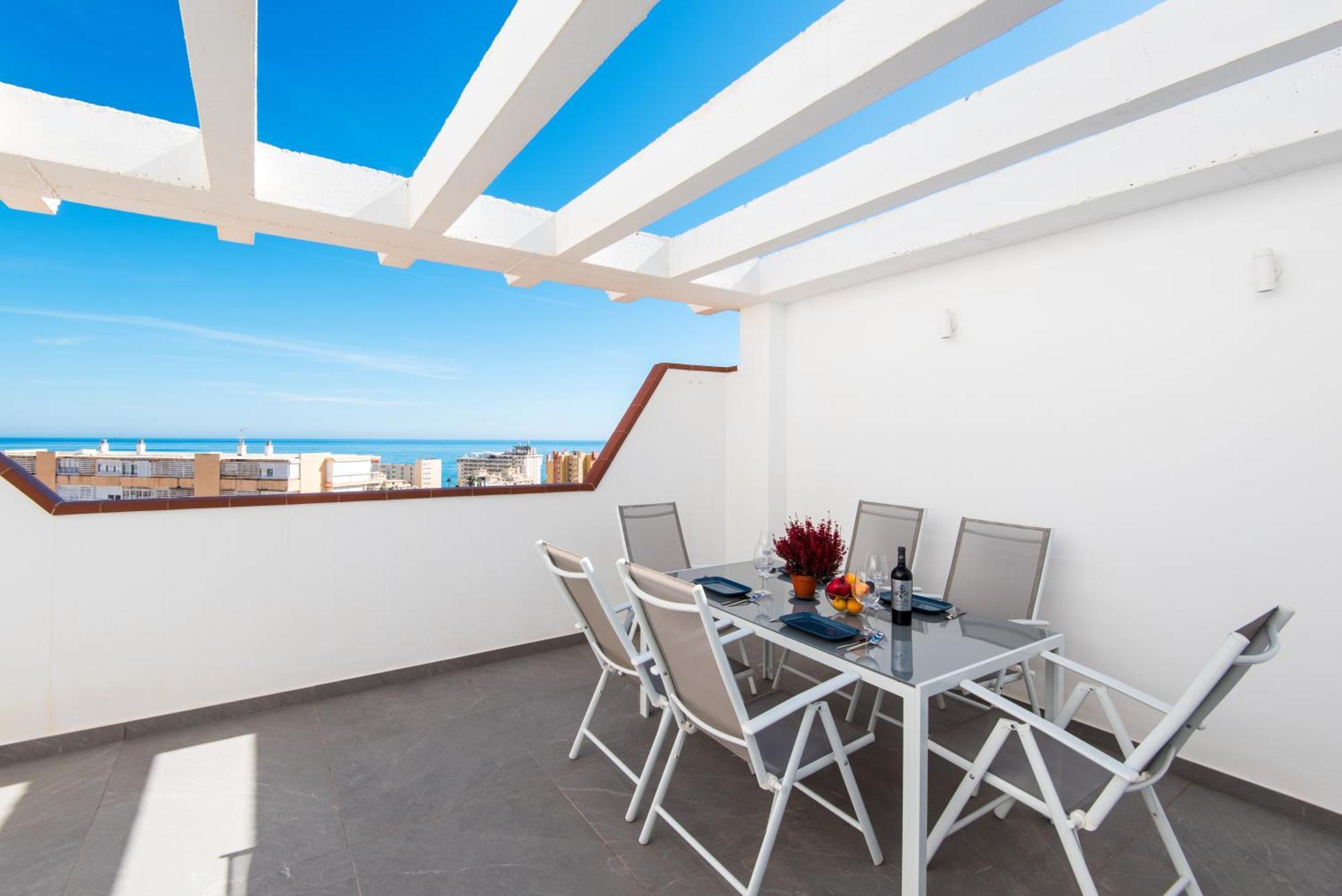 Sea View And 350M To The Beach Torremolinos Esterno foto